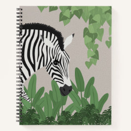Zebra amongst Leaves