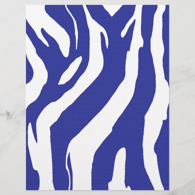 Zebra azul (Frente)