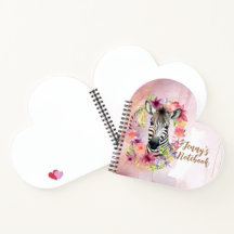 Zebra com Aquarela e Terra Floral