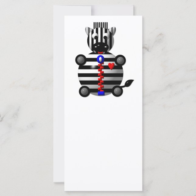 Zebra com Zíper (Frente)