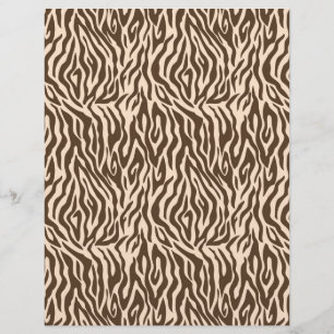 Zebra do papel do álbum de recortes do menino do