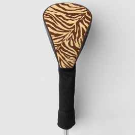 zebra em impressão animal em banda castanha