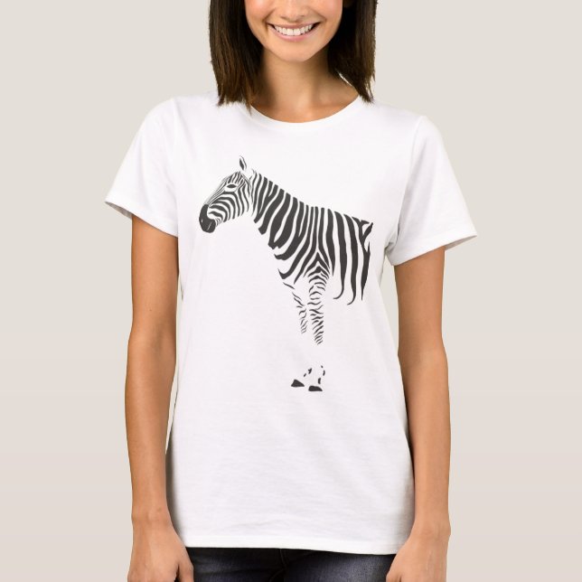 Zebra Envolve T-Shirt (Frente)