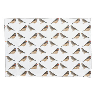 Zebra Finch Frenzy fronhas (escolha a cor)