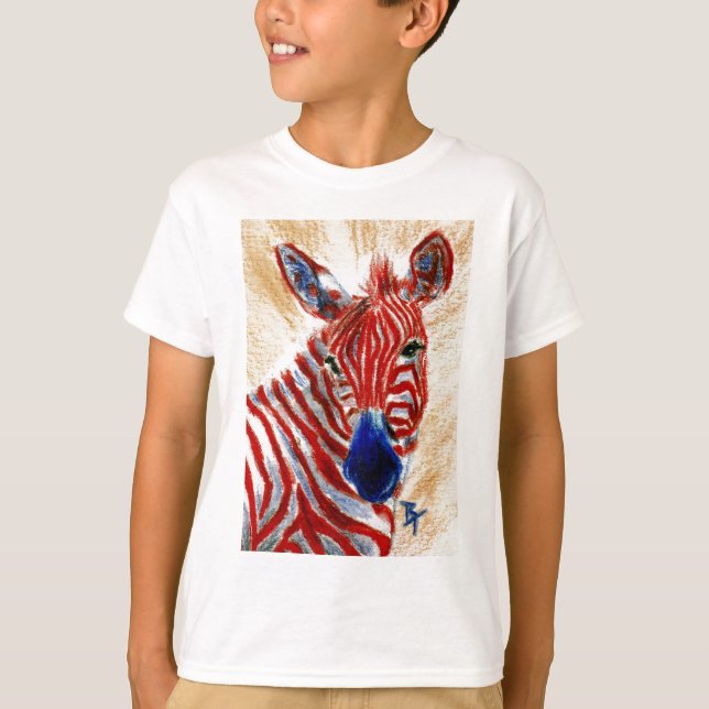 Zebra Kids, camiseta Patriótica (Frente)
