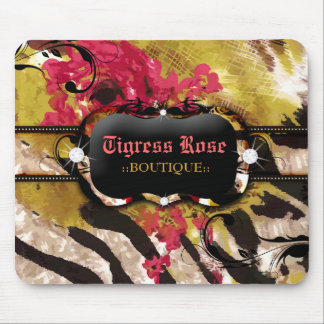 Zebra Mousepad cor-de-rosa de 311 Tigress