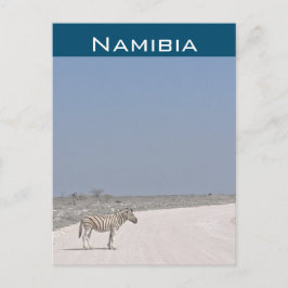 Zebra, Namíbia Cartão postal