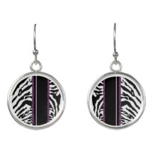 zebra negra e forma geométrica rosa