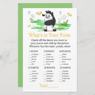 Zebra O que há no seu jogo de bolsa