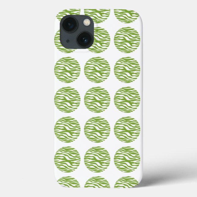 Zebra Print Bolinhas BT iPad Air Case (Verso)
