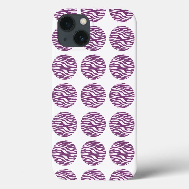 Zebra Print Bolinhas BT iPad Air Case (Verso)