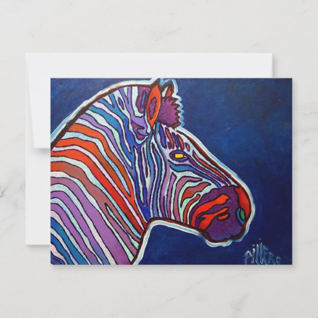 Zebra Rainbow por Piliero (Frente)