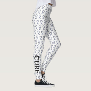 Zebra: Sensibilização Fita Esperança Leggings P