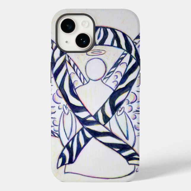 Zebra Strike Awarness capas de iphone Angel (Verso)