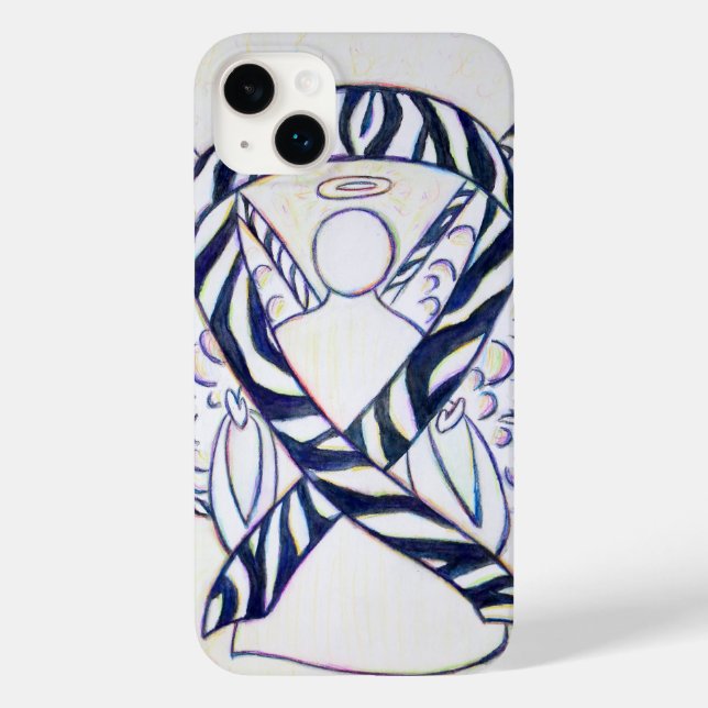 Zebra Strike Awarness capas de iphone Angel (Verso)