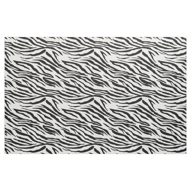 Zebra Stripe Tecido preto e branco (Jarda)