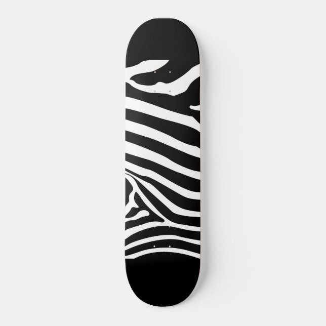Zebra Stripes Skateboard (Frente)