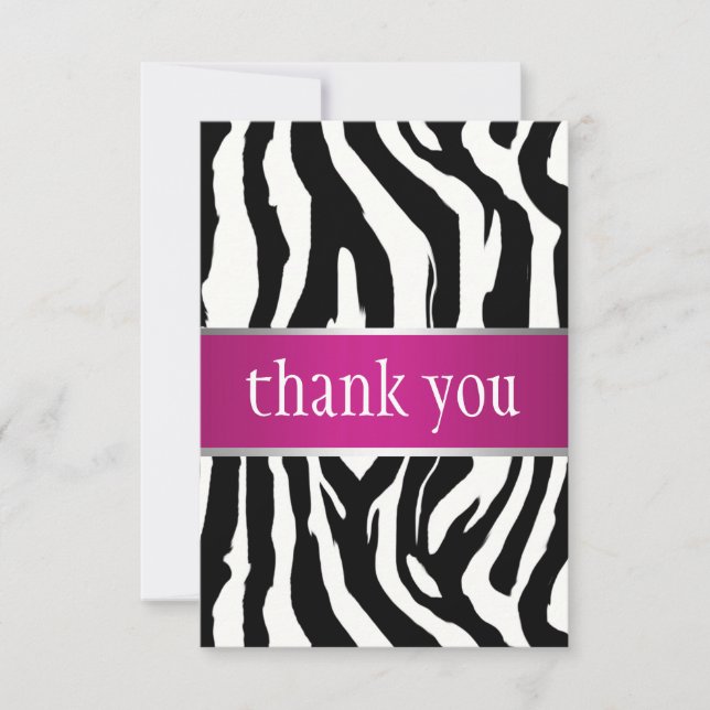 Zebra Sweet Sessenta Convite (Frente)