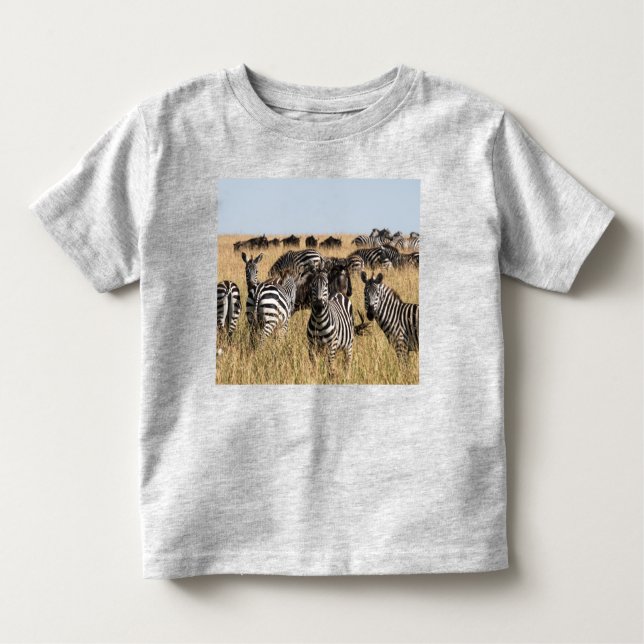 Zebra Toddler T-Shirt de Grant (Frente)