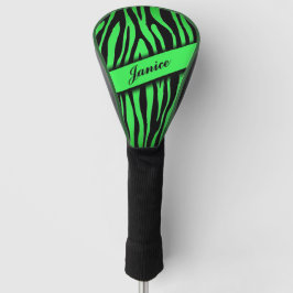 Zebra verde limão
