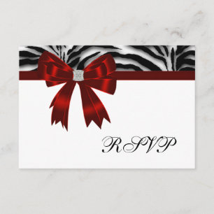 Zebra Vermelha Arco Vermelho RSVP
