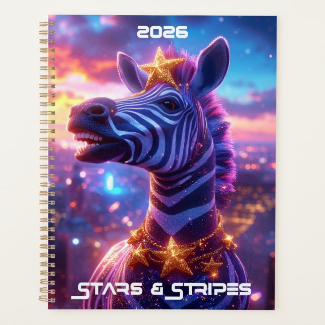 ZEBRA ZANZIBAR - Agenda - Planner (Frente)