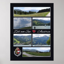 Zell am See, Áustria poster
