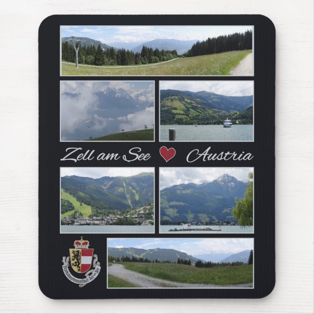 Zell am vê, mousepad de Áustria (Frente)