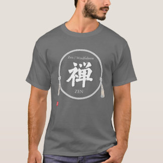 Zen – 禅 Kanji T-Shirt with Braided Circle