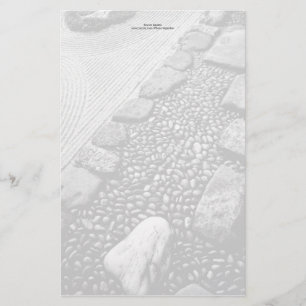 Zen & artigos de papelaria personalizados abstrato