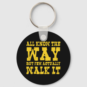 Zen Buddhism Spaghetti Western Style Chaveiro