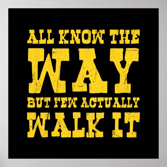 Zen Buddhism Spaghetti Western Style Poster (Frente)