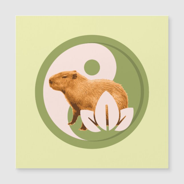 Zen Capybara Yin Yang (Frente)