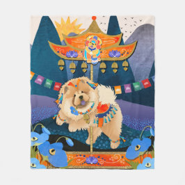 ZEN CARNIVAL Chow - Fleece cobertor de 3 tamanhos