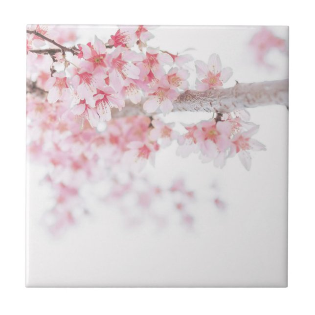 ZEN CHERRY BLOSSOM CERAMIC FLORY AZULEJO (Frente)