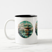 Zen Elegance: Caneca Cerâmica Inspirada No Japão