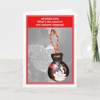 Zen espanhol um cartão de aniversário engraçado do