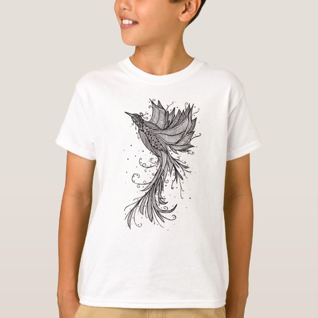 Zen Phoenix Kids T-Shirt (Frente)