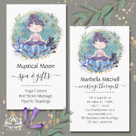 Zen rocks Yoga Spa Massage Cartão de visita