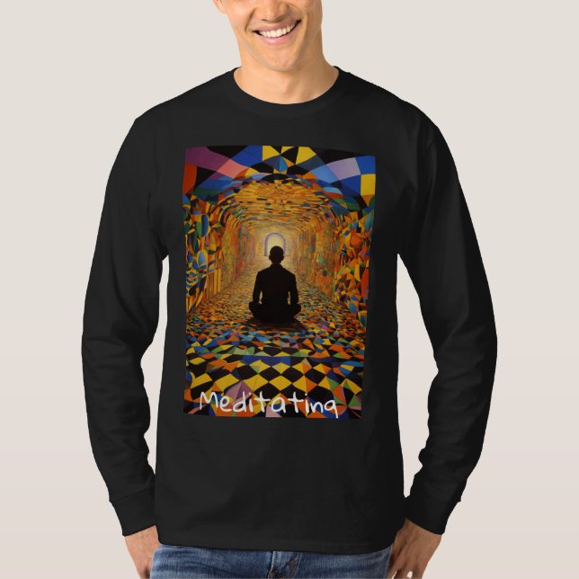 Zen Vibes Meditation T-Shirt (Frente)