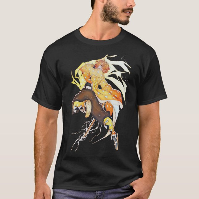 Zenitsu demon Slayer T-Shirt (Frente)
