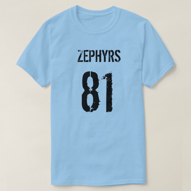 "Zephyrs 81" t-shirt (Frente do Design)
