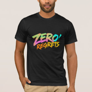 Zero Lamenta estilo de grafite camisa em negrito u