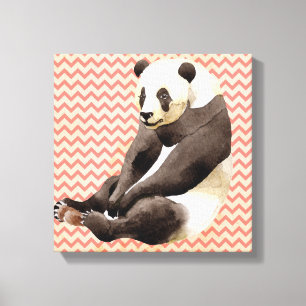 Zhen Zhen, a Impressão de Canvas de Panda