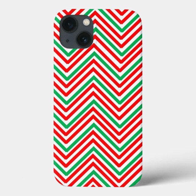 Zig-Zag Vermelho e Verde (Verso)