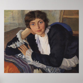 Zinaida Serebriakova Retrato de Lola Rede Poster
