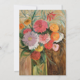 Zinnias e Asters   Tadeusz Makowski