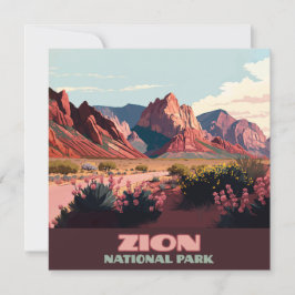 Zion National Park Montanhas Utah Vintage
