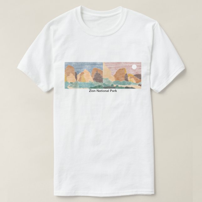 Zion National Park T-Shirt (Frente do Design)
