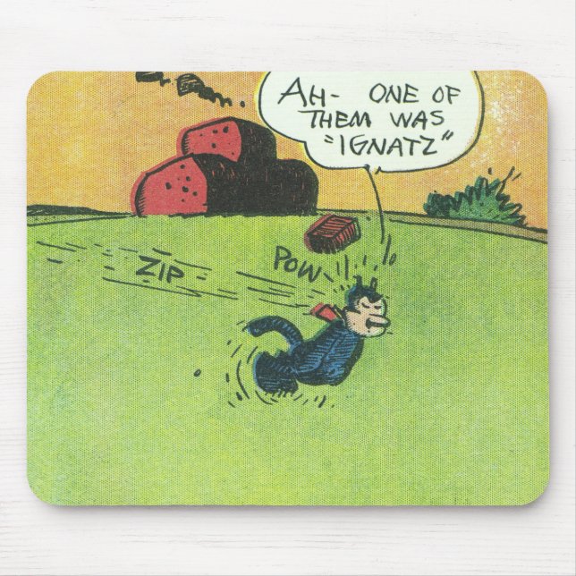 "Zip! Pow!" Mousepad (Frente)